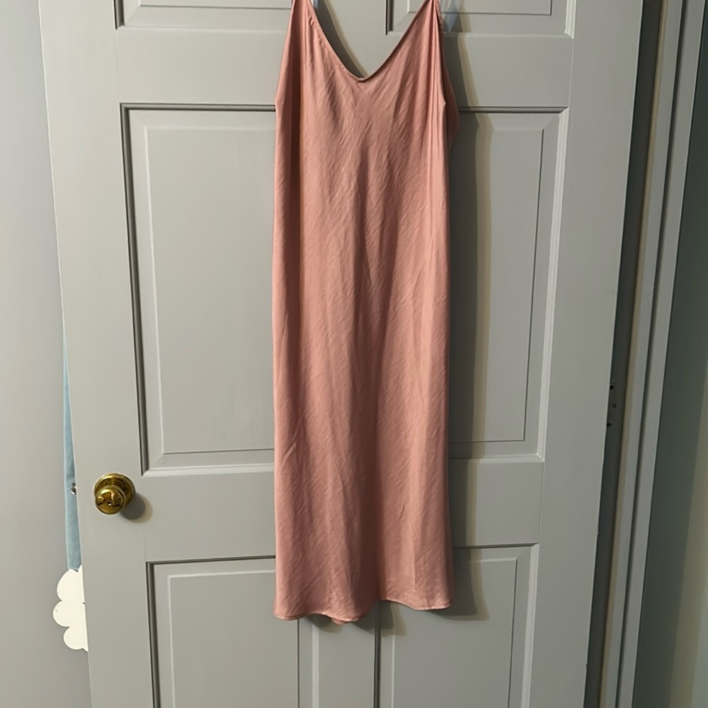 a new day Pink Slip Midi Dress